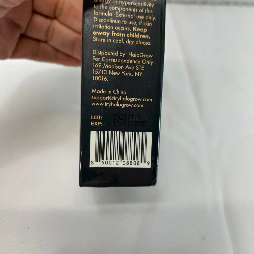 HaloGrow Hair Growth Spray 3 Pack Biotin and Caffeine Infused 50ml 1.7 fl oz NEW